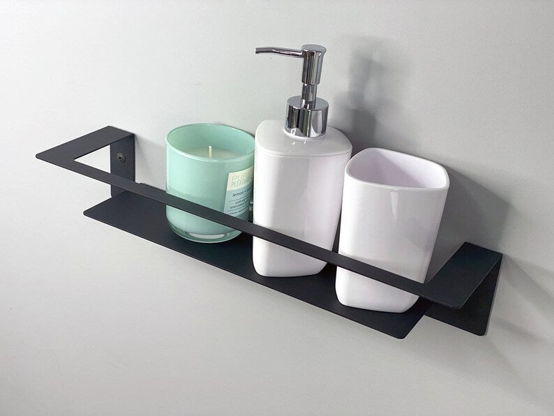 Bathroom minimalist shelf