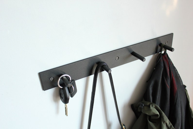 Metal entryway wall mount organizer