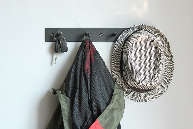 Metal entryway wall mount organizer