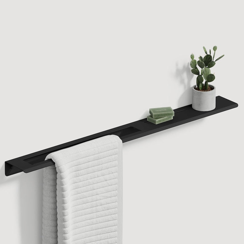 Black Metal Shelf