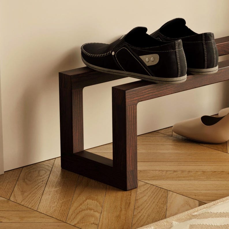Wooden Shoe Rack Organizer