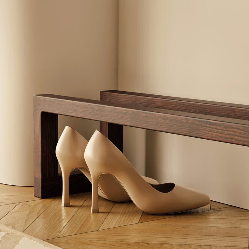 Wooden Shoe Rack Organizer