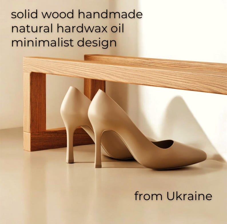 Wooden Shoe Rack Organizer