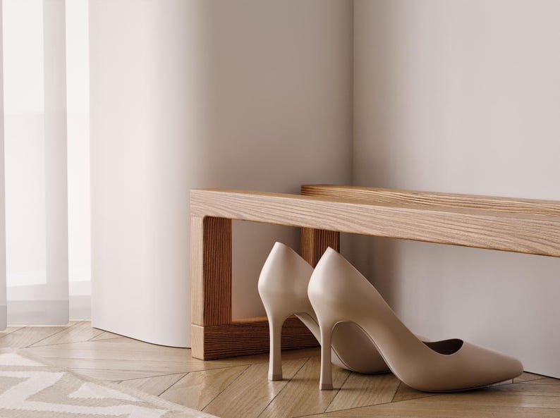 Wooden Shoe Rack Organizer