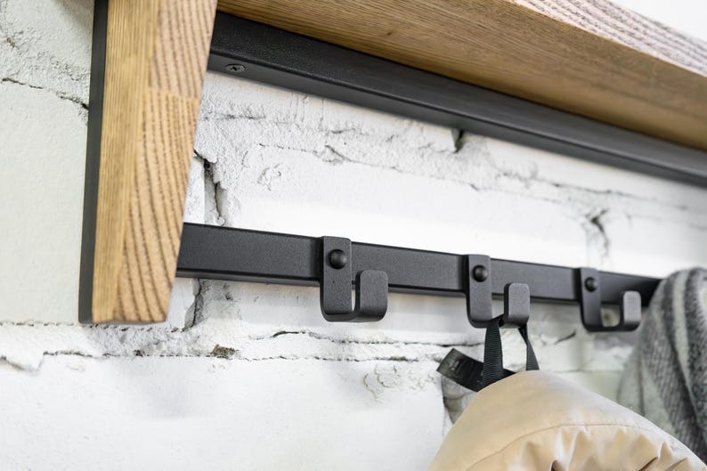 Wooden towel rack