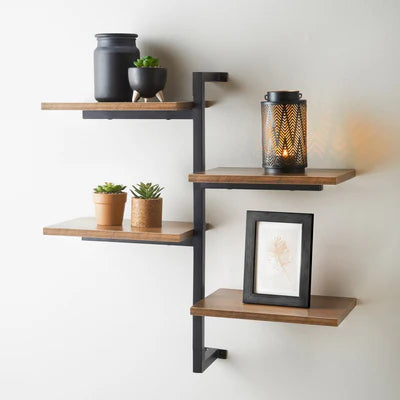 Tall Multi-Section Shelf