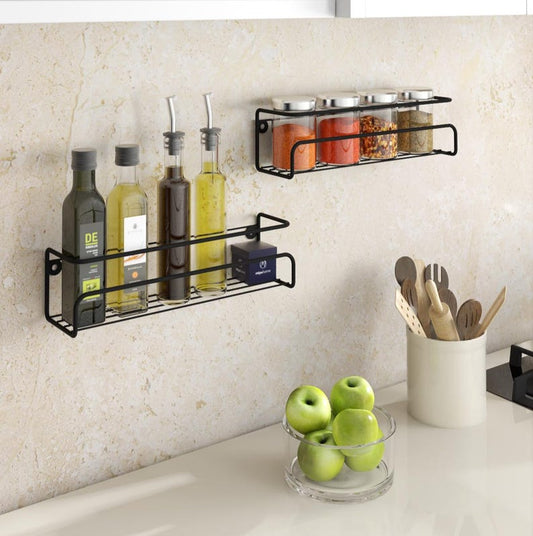 Set of 2 Metal Spice Rack